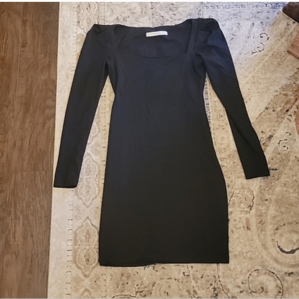 Susana monaco black mini dress